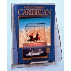 Stand-Tall Literature Rack, A4, Clear