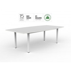 Cubit Boardroom Table (White)